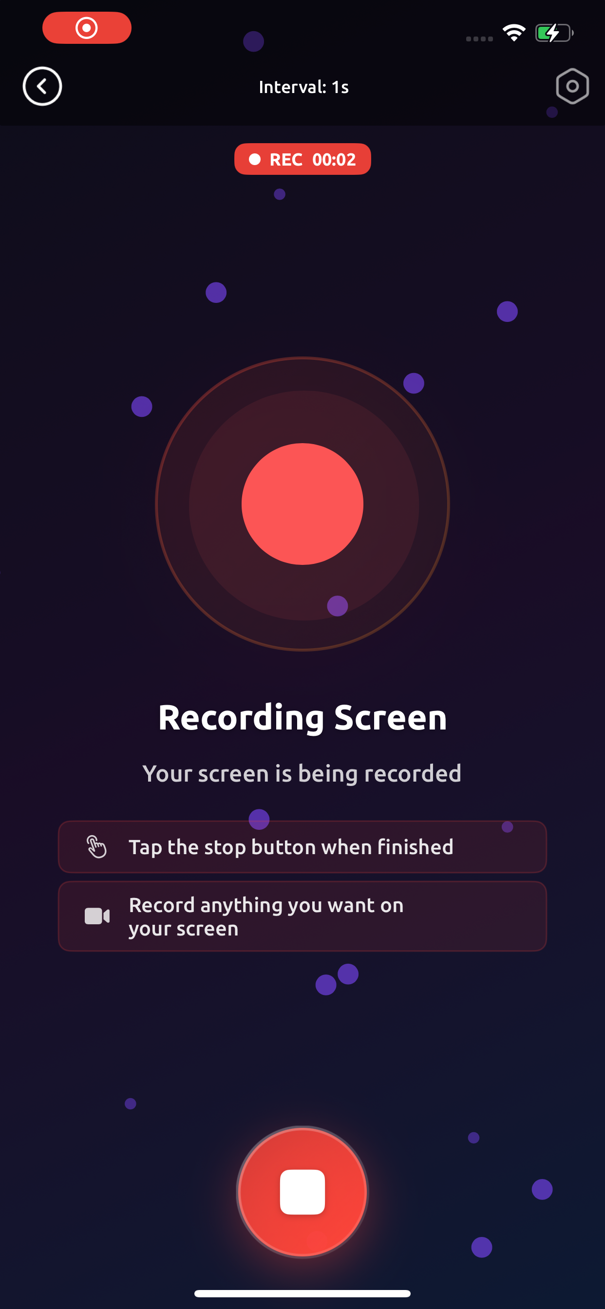 Timelapse App Interface